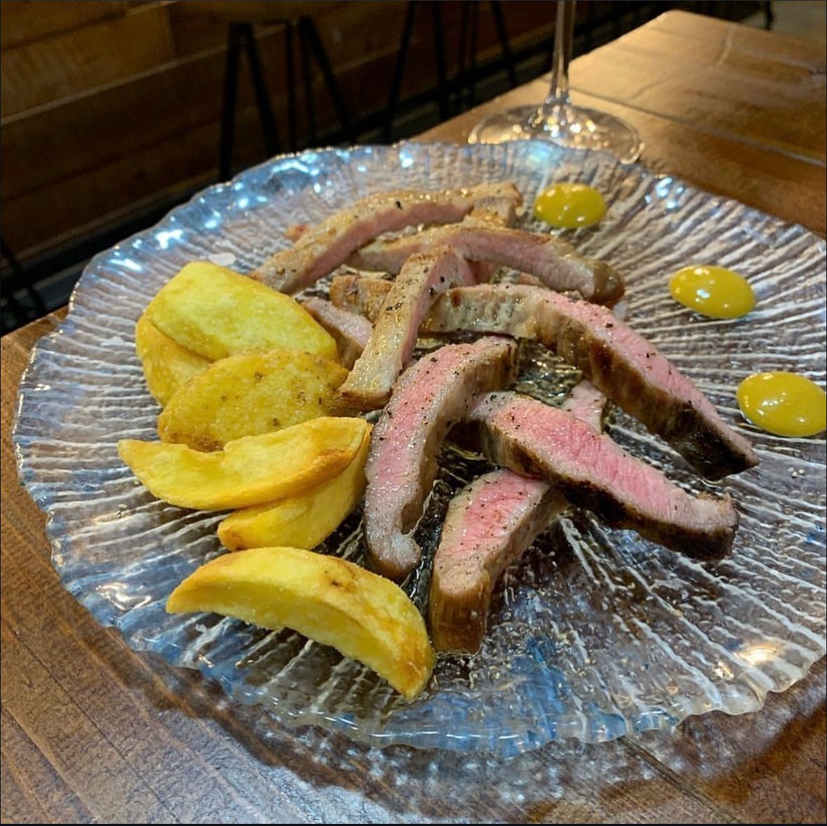 Solomillo con patatas